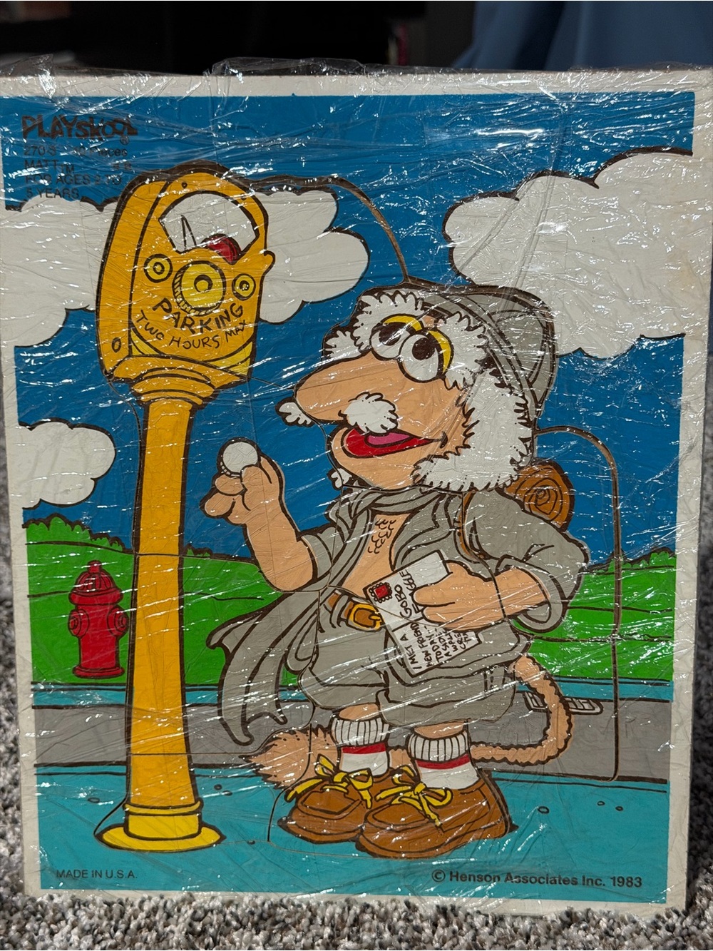Vintage Fraggle Rock wooden puzzle.